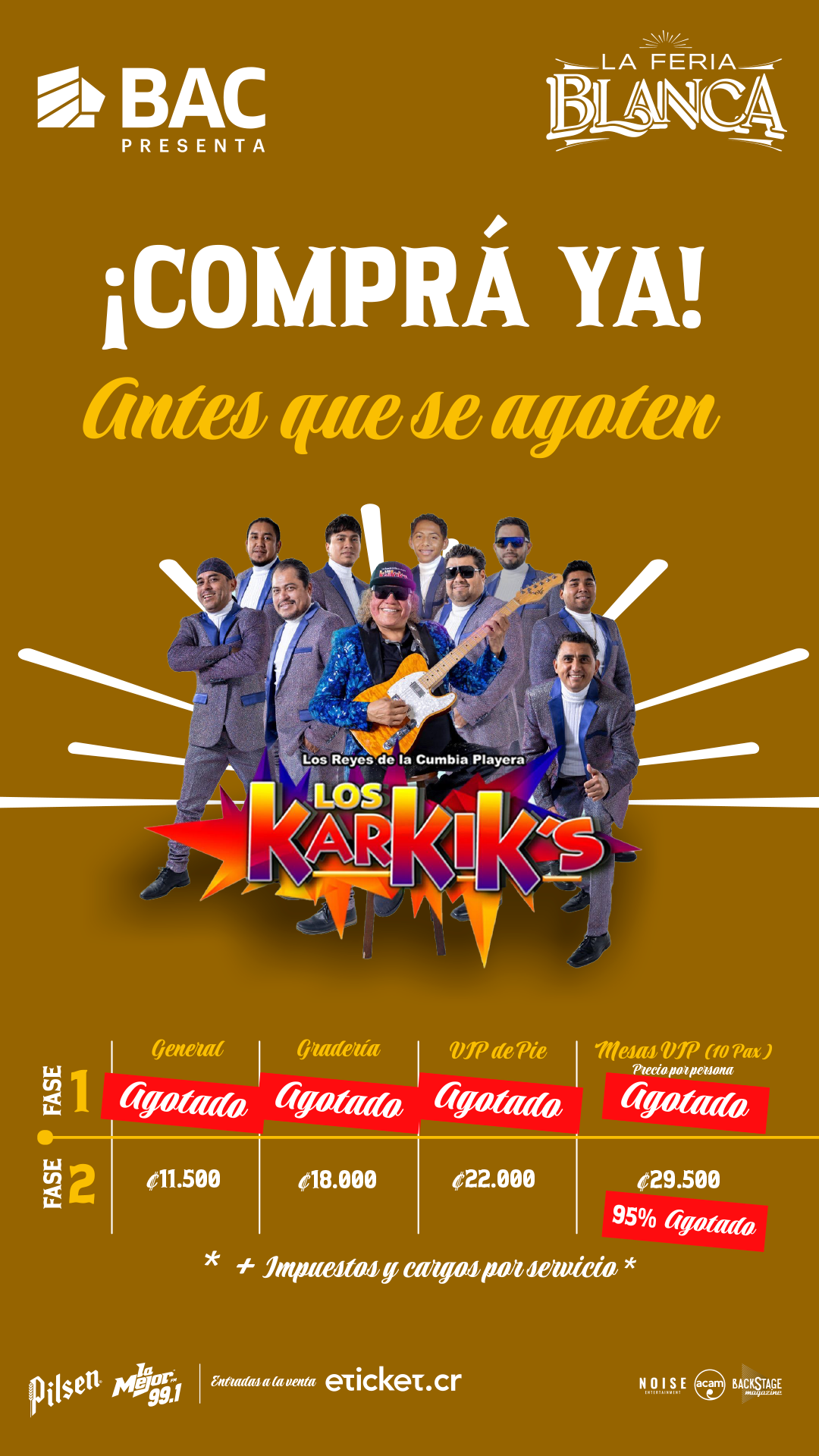 LA FERIA BLANCA 2026 ENTRA EN SU CUENTA  REGRESIVA CON LOS KARKIKS Y LOCALIDADES YA  AGOTADAS